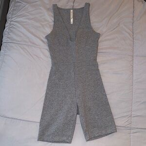Babaton ARITZIA Heather Gray Onesie Bodysuit
